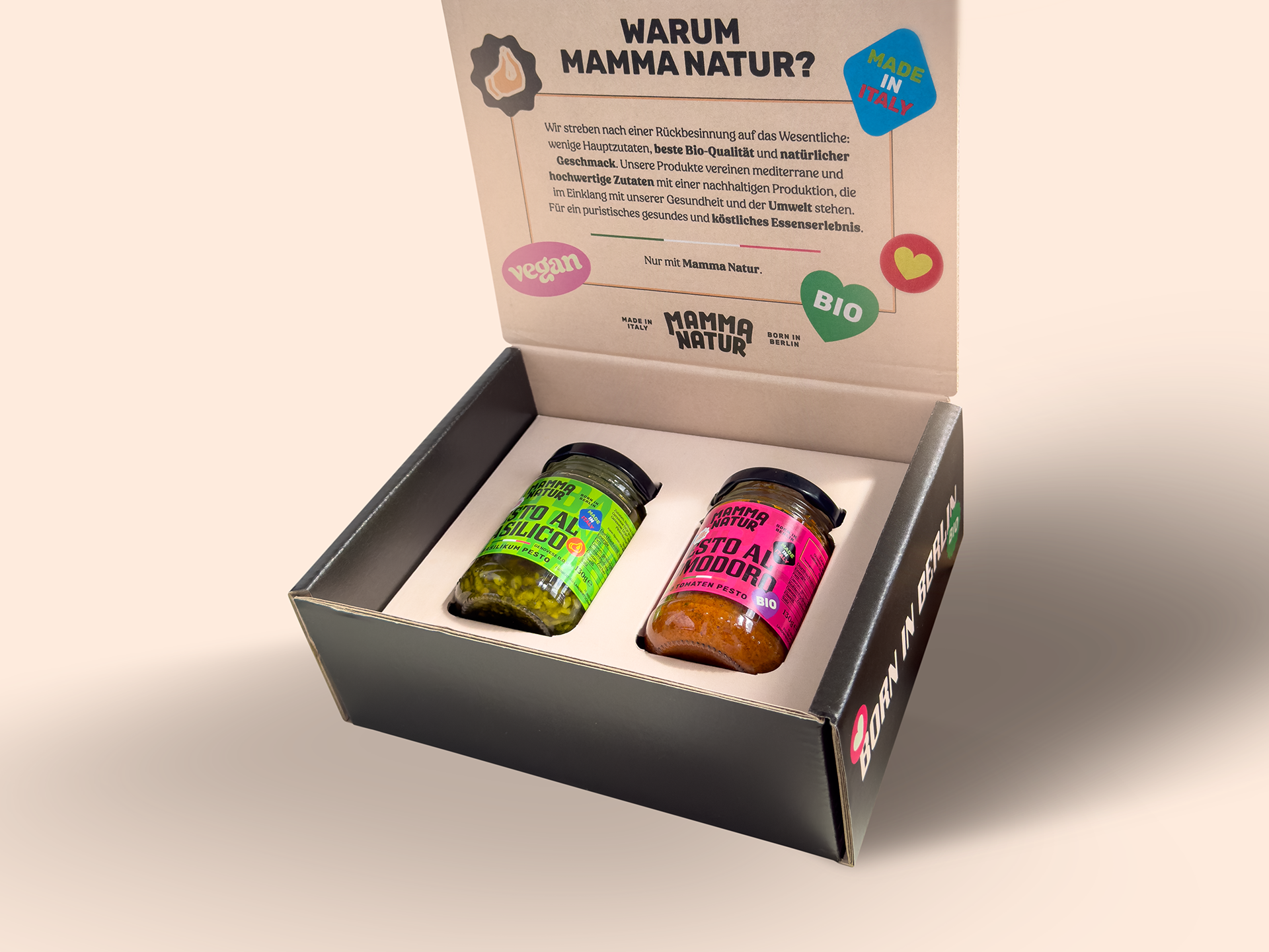 Mamma Natur Pesto Box - Geschenkset (2 Sorten)