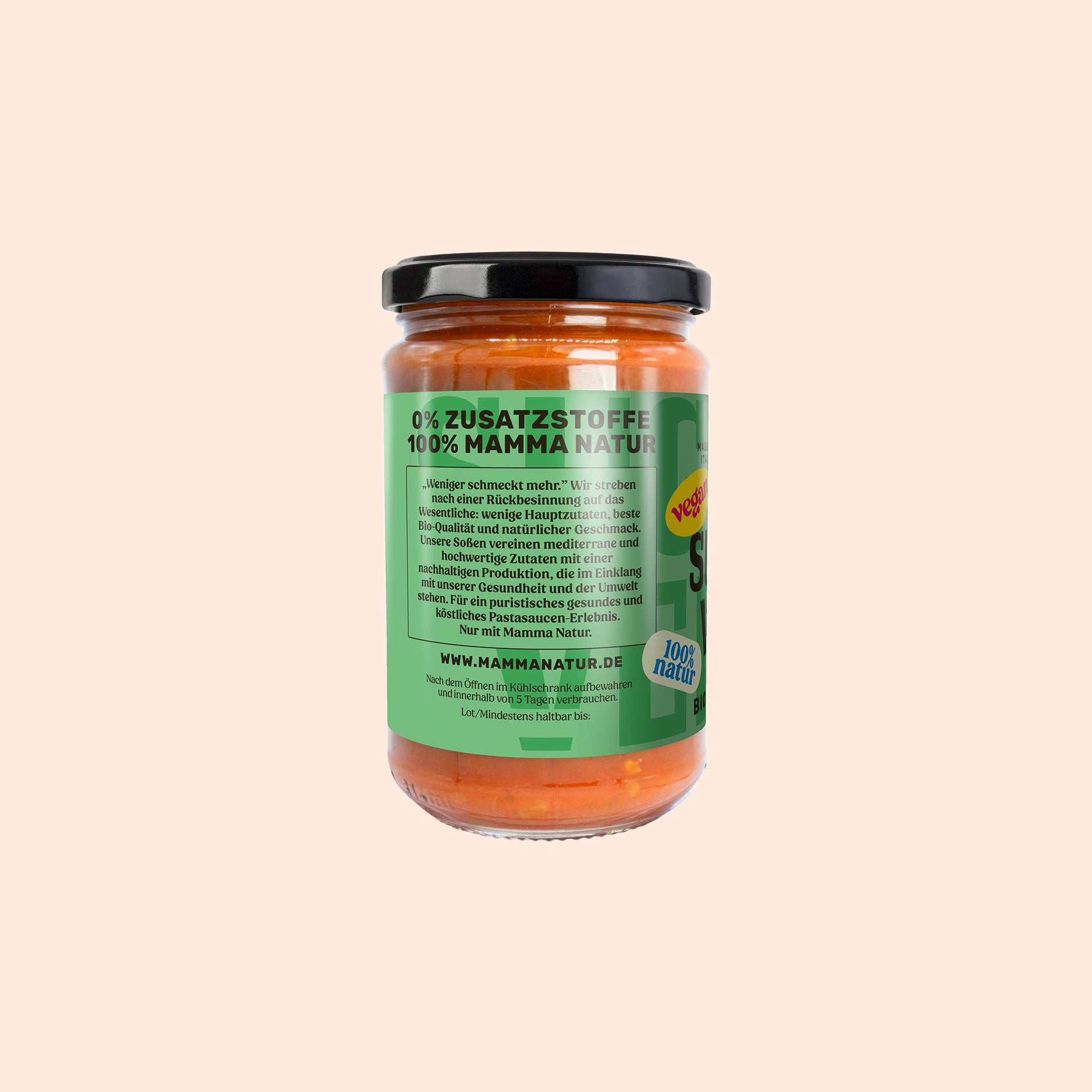 saucen aufbewahren Sugo alle verdure